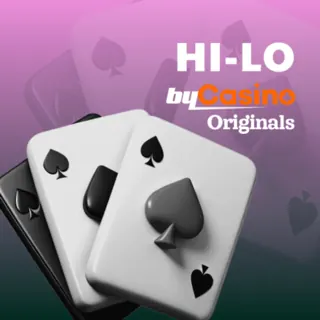 Bycasino Originals Hi-Lo kart oyunu